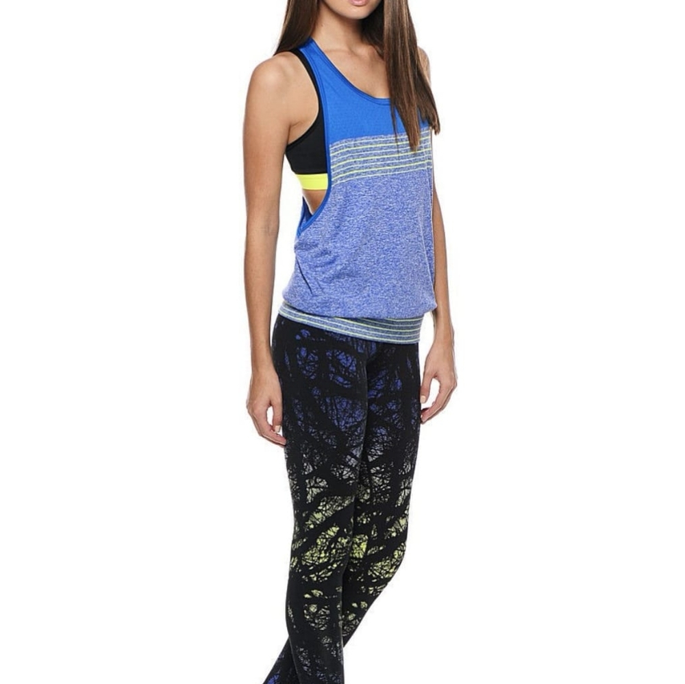 Nike Dri-FIT Breathe Racerback Running Tank Top Blue Women’s Size Small